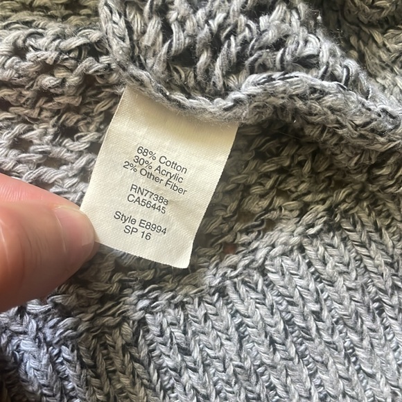 Madewell • Marled Plaza Grey Sweater - Picture 8 of 9